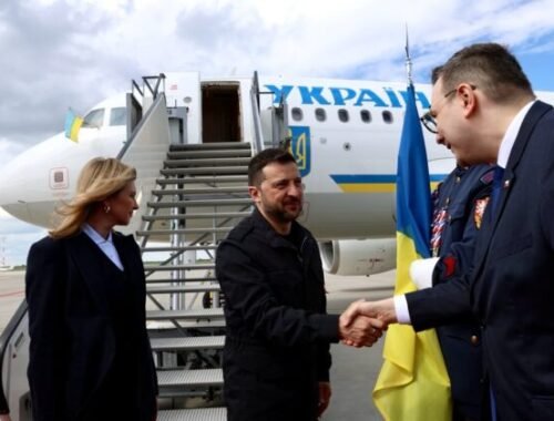 Zelenskyj pricestoval na dvojdňovú návštevu Česka, stretne sa s prezidentom Pavlom