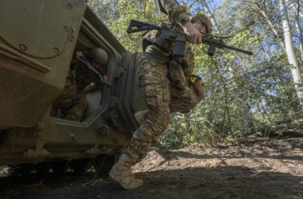 Ukrajinská armáda zlikvidovala ruský výbežok v obci Myrne v Charkovskej oblasti