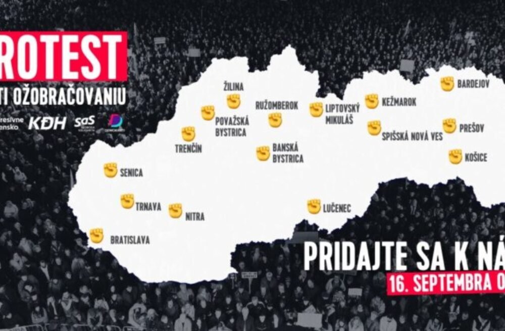 Protesty proti „ožobračovaniu“ sa v utorok uskutočnia v 16 mestách, organizujú ich progresívci