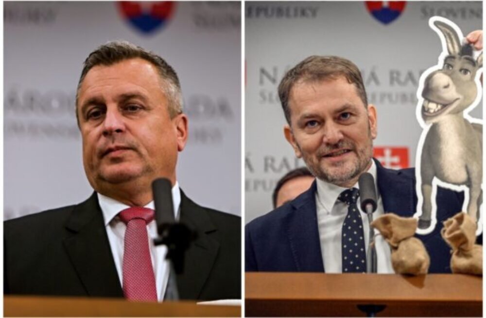 Hlas prirovnal správanie sa Danka k Matovičovi. Rozbíja jednotu vlády, tvrdí Šutaj Eštok