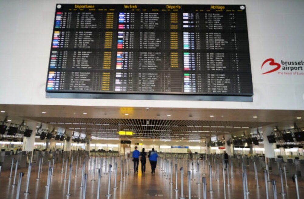 Bruselské letisko pre celoštátny štrajk zrušilo všetky odlety