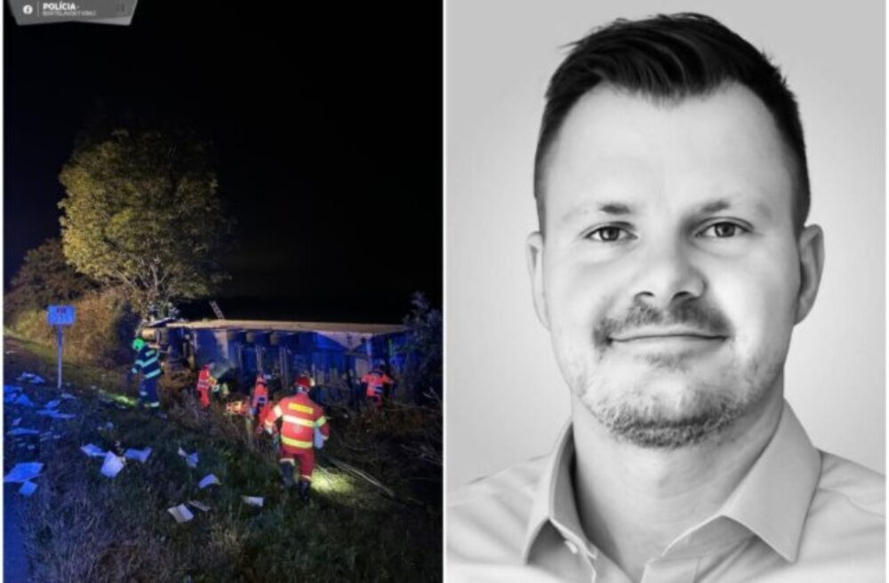 Na diaľnici D1 sa zrazil nákladiak s dodávkou, nehodu neprežil člen strany Demokrati – FOTO