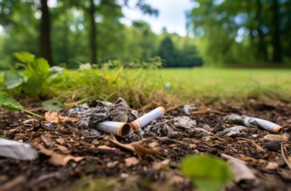 V prírode dominujú cigaretové ohorky