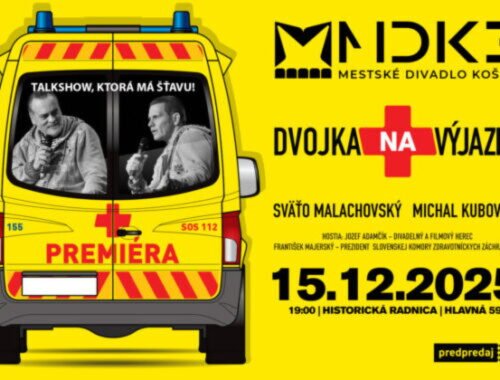 Mestské divadlo Košice premiérovo uvedie novú zábavnú talkšou Dvojka na výjazde – VIDEO, FOTO