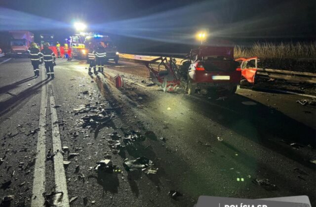 Tragick&aacute; nehoda na diaľnici D1 pri Trenč&iacute;ne si vyžiadala dve obete &ndash; FOTO