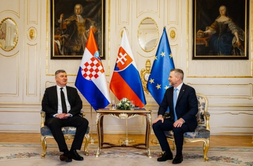 Pellegrini sa stretol s Milanovićom, Slovensko a Chorvátsko označil za krajiny s podobným príbehom – VIDEO, FOTO