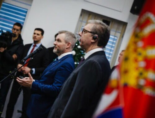 Slováci žijúci v Srbsku budú mať svoj vlastný stánok, Vučić im podľa Pellegriniho splní dlhoročný sen – VIDEO