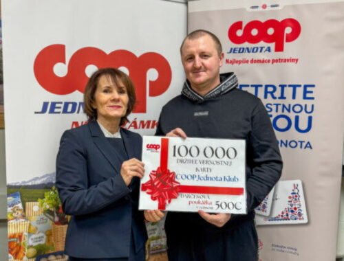 COOP Jednota Nové Zámky prekročila hranicu 100 000 držiteľov vernostnej karty