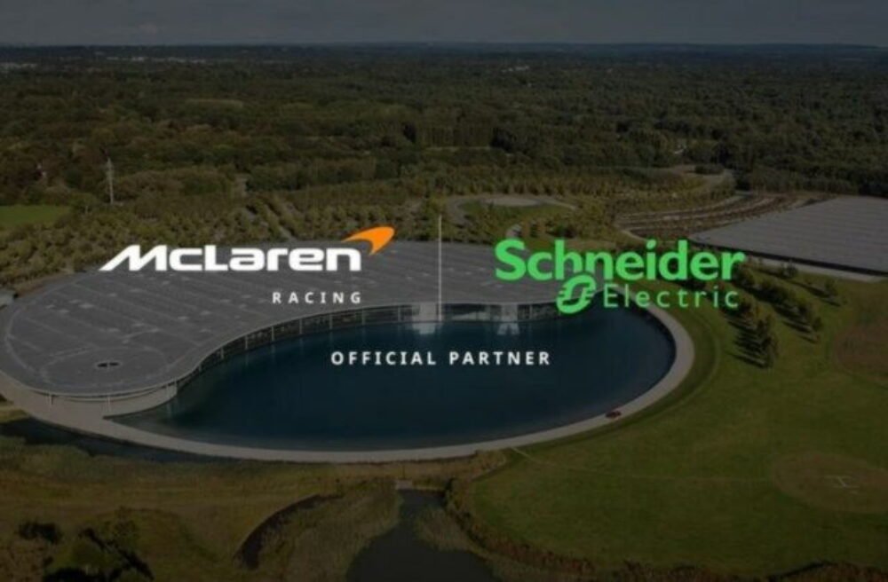 Schneider Electric a McLaren Racing spájajú sily v oblasti energetických technológií