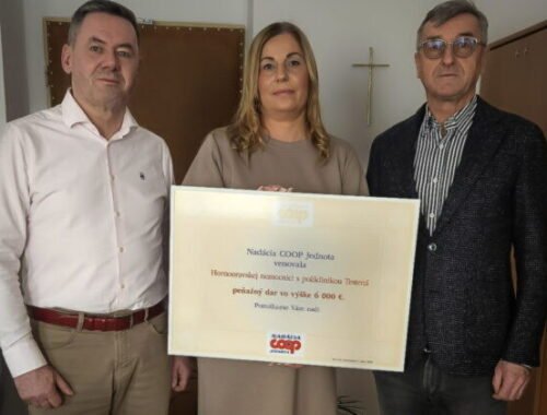 Nadácia COOP Jednota podporuje regióny naprieč Slovenskom. Pomoc smeruje aj na Oravu