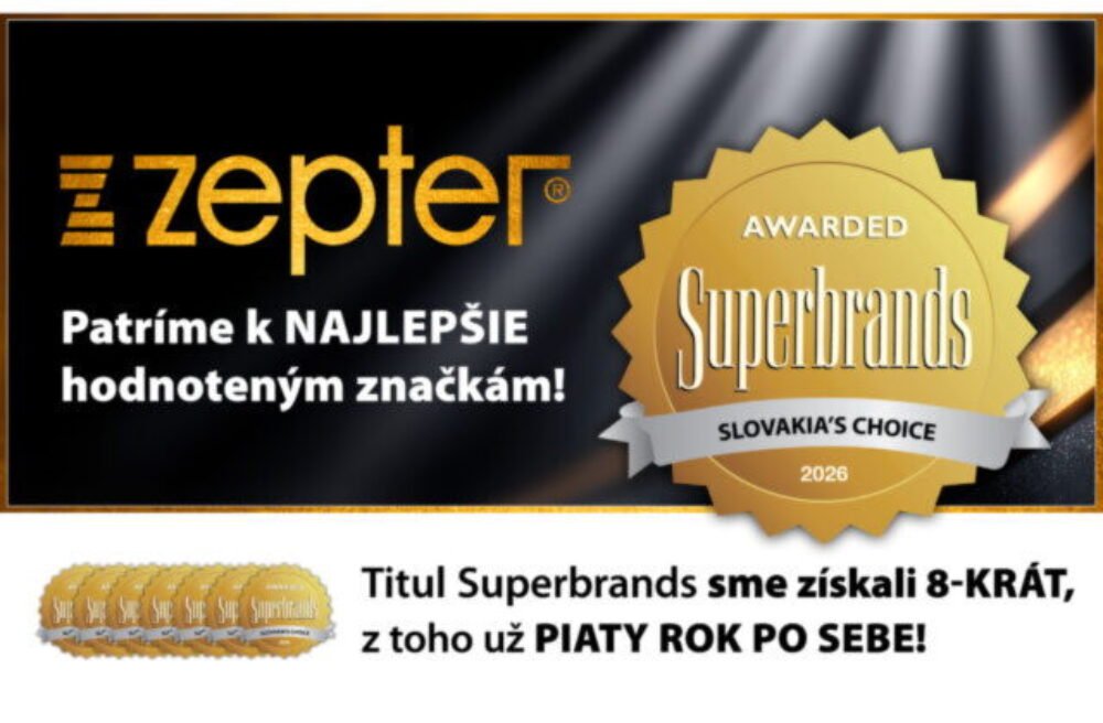 Zepter ôsmykrát medzi najlepšími: Zisk pečate Superbrands potvrdzuje kvalitu