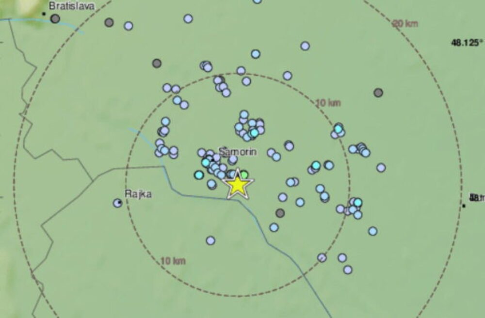 Zemetrasenie opäť zasiahlo Slovensko. Kde boli otrasy cítiť najzreteľnejšie?