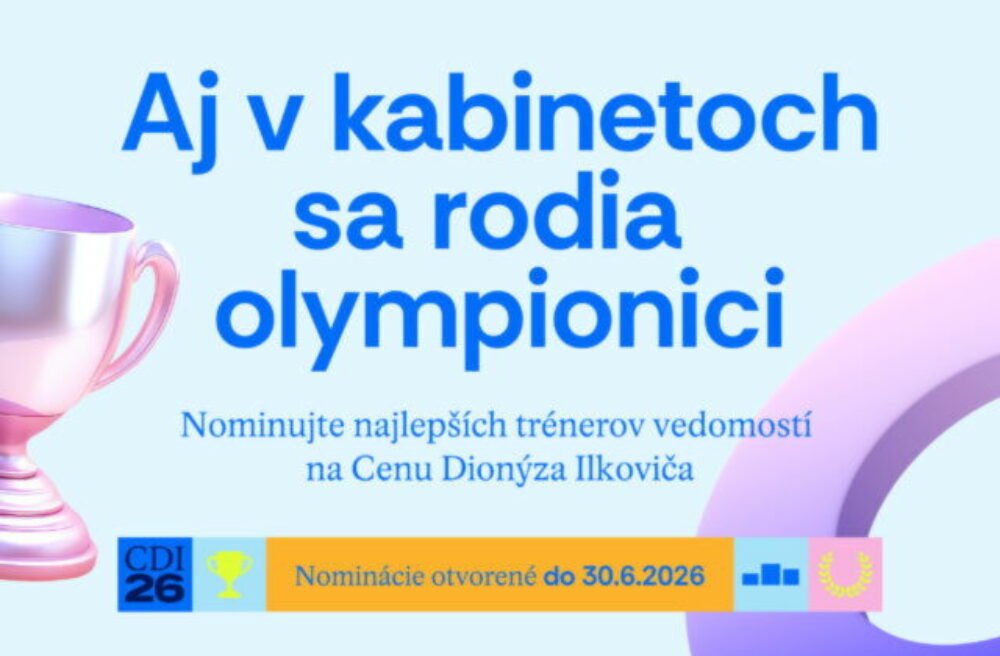67702_cdi26_banner-640x420.jpg Verejnosť môže už desiatykrát nominovať výnimočných učiteľov a učiteľky prírodných vied na Cenu Dionýza Ilkoviča 2026