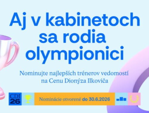 Verejnosť môže už desiatykrát nominovať výnimočných učiteľov a učiteľky prírodných vied na Cenu Dionýza Ilkoviča 2026