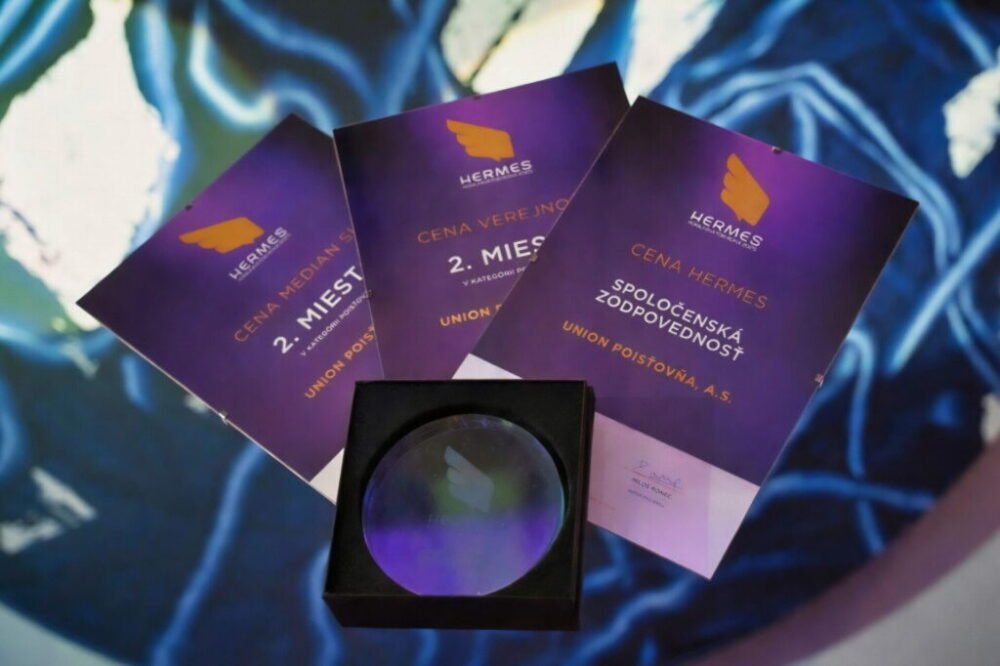 Union patrí medzi značky s najlepšou komunikáciou – v ankete Hermes komunikátor roka získala poisťovňa hneď tri ceny