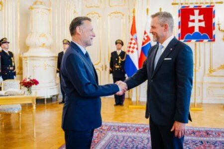 Pellegrini prijal predsedu chorvátskeho parlamentu, hovorili o rozširovaní EÚ aj energetike
