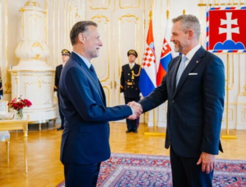Pellegrini prijal predsedu chorvátskeho parlamentu, hovorili o rozširovaní EÚ aj energetike