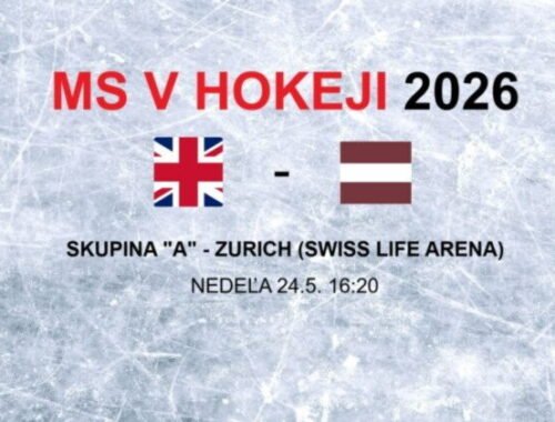 ONLINE – Výsledok MS v hokeji 2026: zápas Veľká Británia – Lotyšsko / VIDEO, FOTO