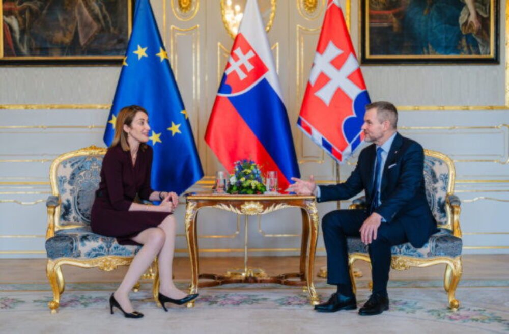 72653_6a2bfdf35ab14921270718-640x420.jpg Pellegrini prijal Metsolovú, rokovali o situácii na Ukrajine aj o budúcnosti rozširovania Európskej únie – FOTO