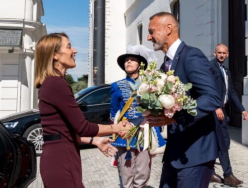 Top foto dňa (12. jún 2026): Predsedníčka EP na Slovensku, mláďa hrošíka, MS vo futbale a počasie