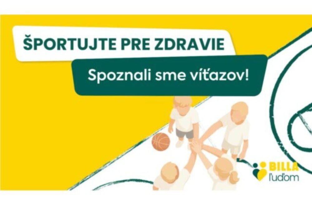 BILLA podporila športové komunity, poznáme víťazov grantu Športujte pre zdravie