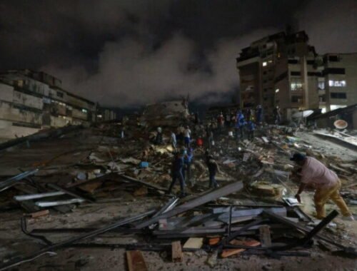 Top foto dňa (25. jún 2026): Zemetrasenie vo Venezuele, zrúteny útes vo Francúzsku a stavanie hniezda