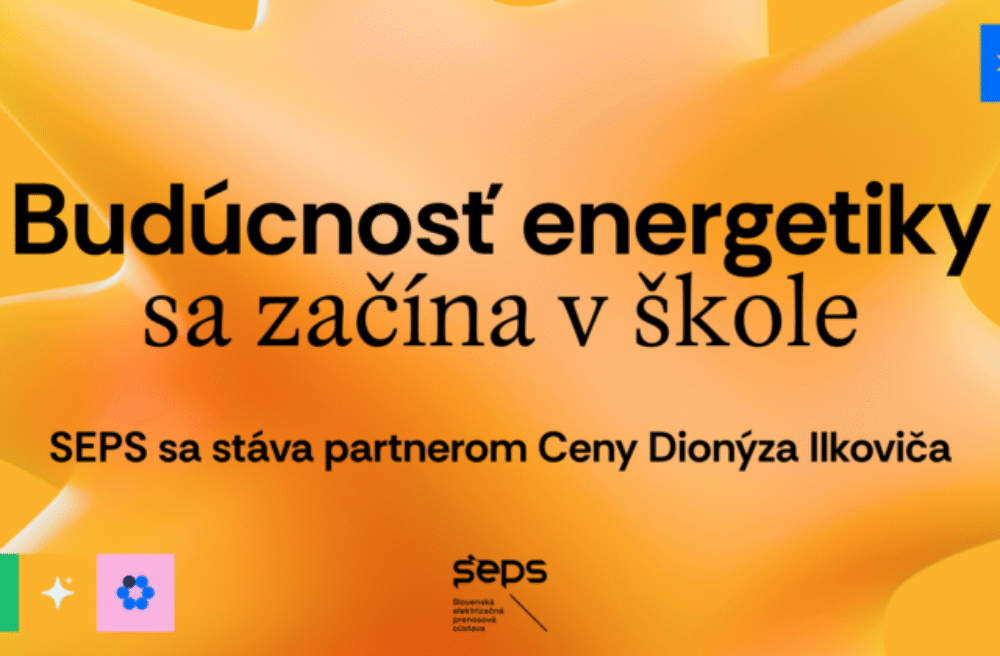 SEPS sa stáva partnerom Ceny Dionýza Ilkoviča. Budúcnosť energetiky sa začína v školských laviciach